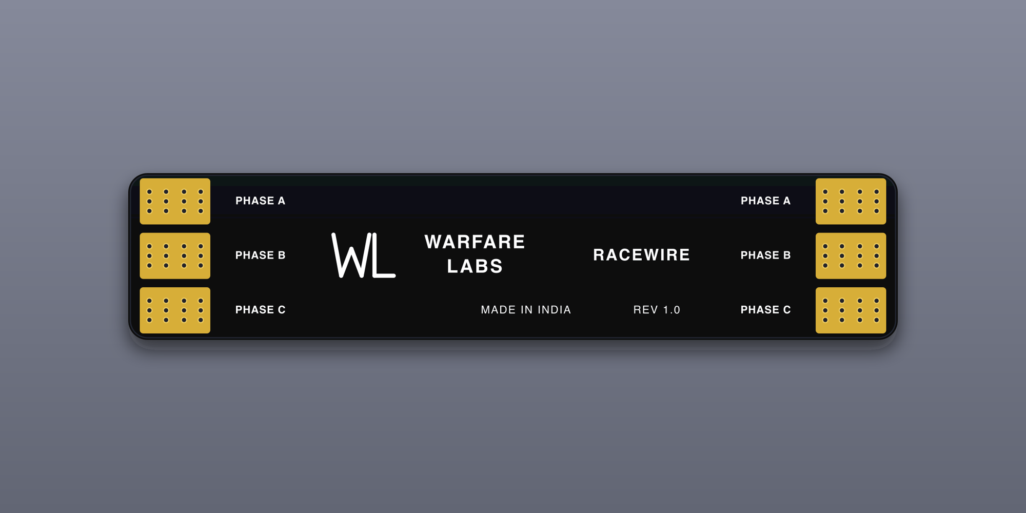 Warfare Labs Racewire top — PHASE A, B and C pads